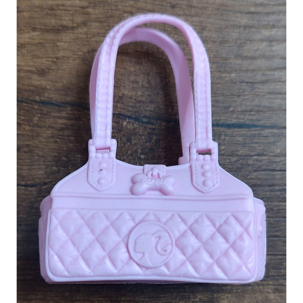Pink Barbie Dog Carrier Doll Pet Shoulder Bag Purse Puppy Mattel Accessory Z4